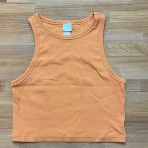 Orange H&M Crop Tank